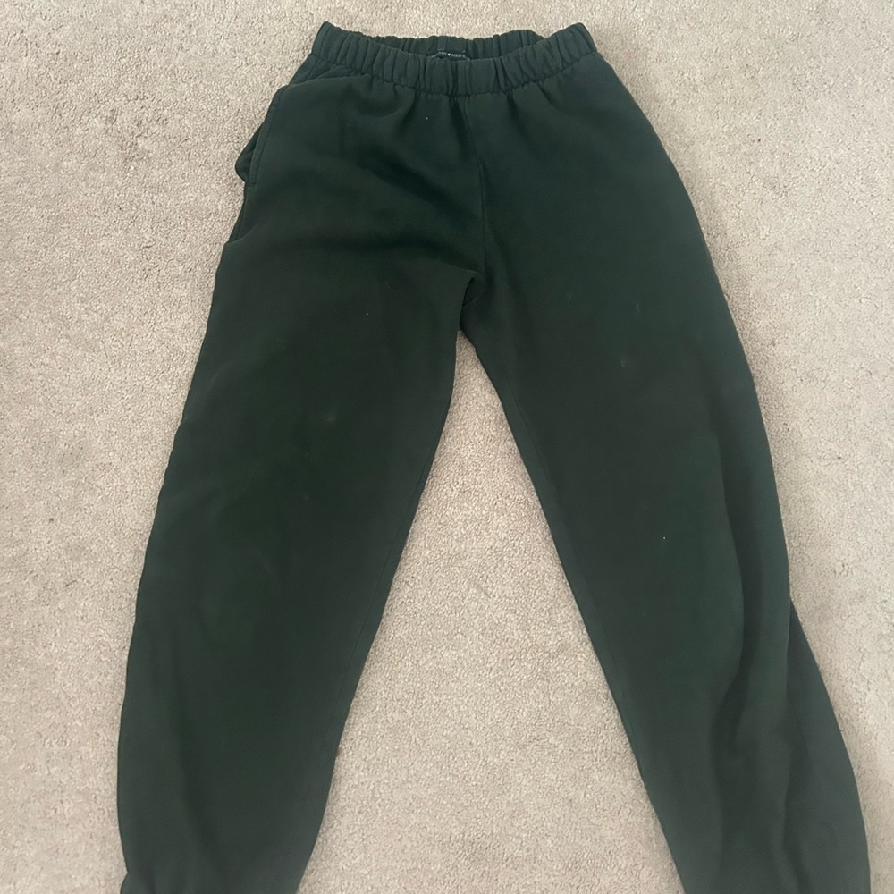 Brandy dark green sweatpants
